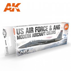AK INTERACTIVE AK11746 US Air Force & ANG Modern Aircraft Colors SET 3G