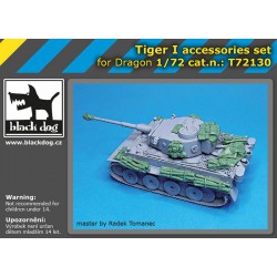 BLACK DOG T72130 1/72 Tiger I accesssories set