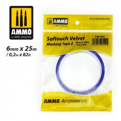 AMMO BY MIG A.MIG-8241 Softouch Velvet Masking Tape #2 (6mm x 25M)  