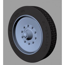 PANZER ART RE35-695 1/35 Sd.Kfz 8 Solid rubber wheels