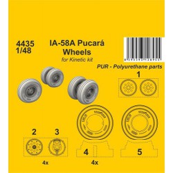CMK 4435 1/48 IA-58A Pucara Wheels (Kinetic kit)