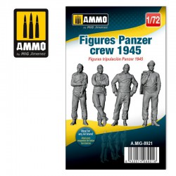 AMMO BY MIG A.MIG-8921 1/72 Figures Panzer crew 1945