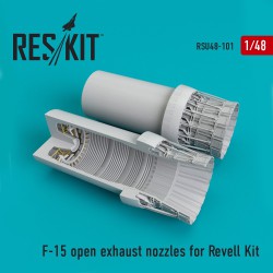 RESKIT RSU48-0101 1/48 F-15 open exhaust nozzles  for Revell Kit