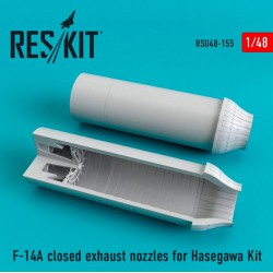 RESKIT RSU48-0155 1/48 F-14A closed exhaust nozzles for Hasegawa Kit