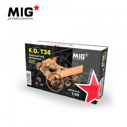 MIG PRODUCTIONS MP35-018 1/35 K.O. T34 DESTROYED T34 TANK
