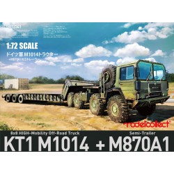 MODELCOLLECT UA72341 1/72 German MAN KAT1M1014 8*8 HIGH-Mobility off-road truck with M870A1 semi-trailer