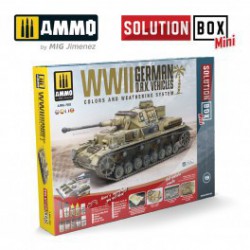 AMMO BY MIG A.MIG-7902 SOLUTION BOX MINI 19 – WWII German D.A.K. Vehicles 
