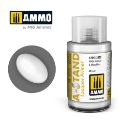 AMMO BY MIG A.MIG-2352 A-STAND White Primer & Microfille  30 ml.