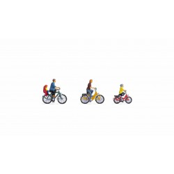 NOCH 15909 1/87 Family on a Bike Ride