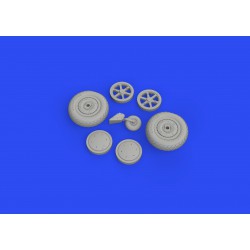 EDUARD 648713 1/48 SBD-5 wheels for ACCURATE MINIATURES/REVELL