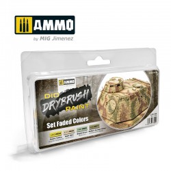 AMMO BY MIG A.MIG-7306 DRYBRUSH Set Faded Colors 