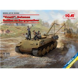 ICM 35343 1/35 Prost!"Between Battles on Bergepanther(WWII German Tankmen with Bergepanther