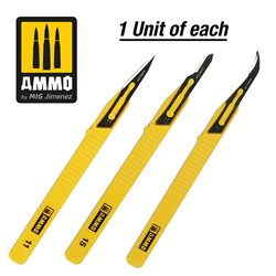 AMMO BY MIG A.MIG-8691 Mini Blade Set (1 of each)