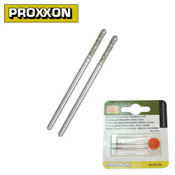 PROXXON 28232 Ball-shaped diamond coated grinding bits, Ø 2.2mm