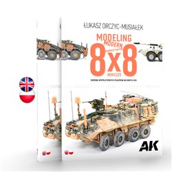 AK INTERACTIVE AK130017 Modeling Modern Armored Fighting 8x8 Vehicles (Anglais)