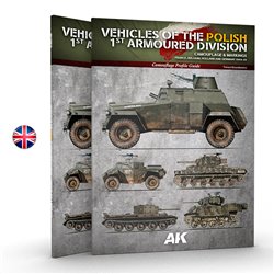 AK INTERACTIVE AK130010 Vehicles of the Polish 1st Armoured Division – Camouflage Profile Guide (Anglais)