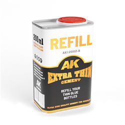 AK INTERACTIVE AK12002-B REFILL – EXTRA THIN CEMENT (GLUE) 200ml