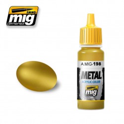 AMMO BY MIG A.MIG-0198 METALLIC Gold 17 ml.