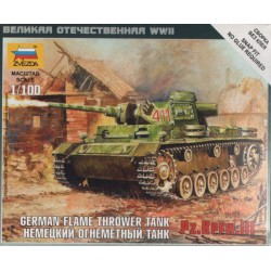 ZVEZDA 6162 1/100 Panzer III Flamethrower Tank